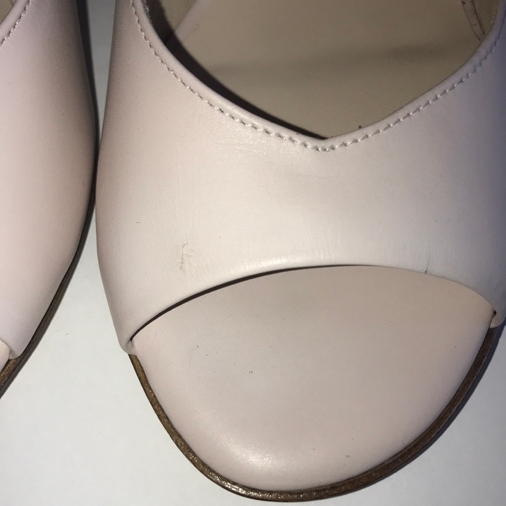 New Peter Kaiser Cream Open Toe Chunky Heel Size 5 - image 7
